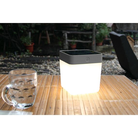 Соларна лампа TABLE CUBE Lutec LED 1W IP44 6908001337 | Osvetlenieto.bg