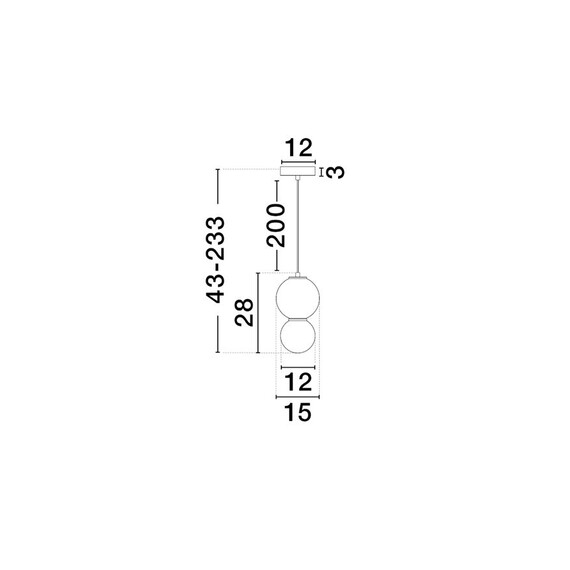 LED Полилей NOESIS 9009201 NovaLuce 4W 3000K | Osvetlenieto.bg