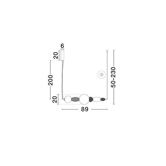 LED Полилей OBRIE 9009352 NovaLuce 28W 3000K Triac Dimmable | Osvetlenieto.bg
