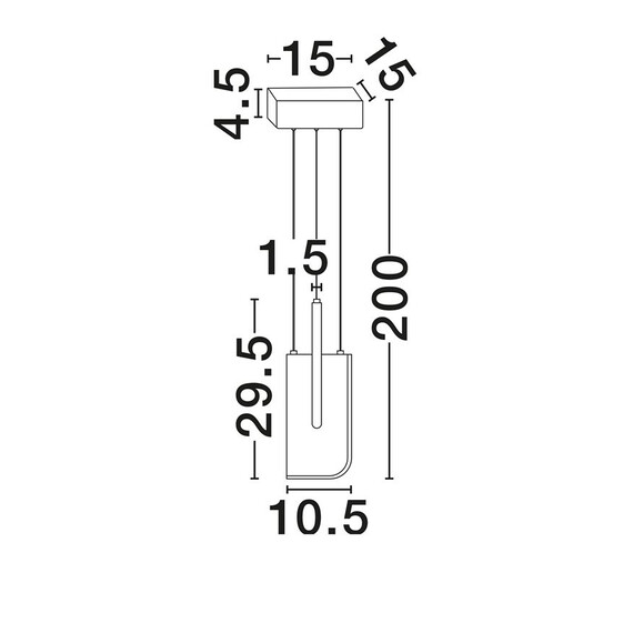 LED Полилей TOTEM 9214206 NovaLuce 9W 3000K Triac Dimmable | Osvetlenieto.bg