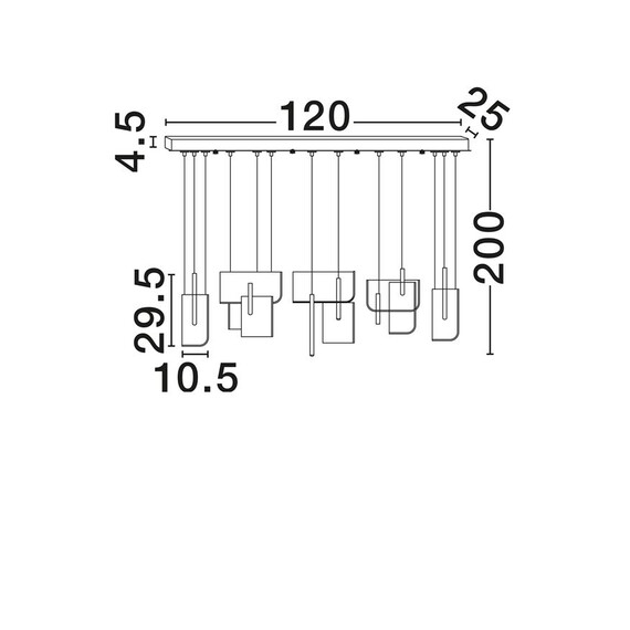 LED Полилей TOTEM 9214213 NovaLuce 70W 2700K Triac Dimmable | Osvetlenieto.bg