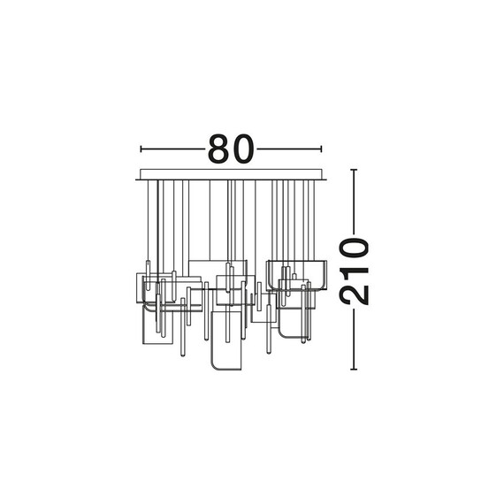 LED Полилей TOTEM 9214214 NovaLuce 144W 3000K Triac Dimmable | Osvetlenieto.bg