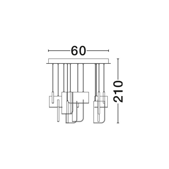 LED Полилей TOTEM 9214219 NovaLuce 56W 3000K Triac Dimmable | Osvetlenieto.bg
