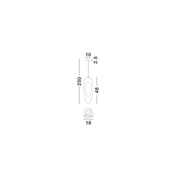 Полилей TEMPUS 9002687 NovaLuce 1xG9 | Osvetlenieto.bg