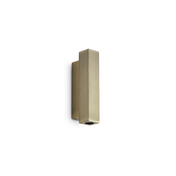 LED Аплик LOOK LED AP2 SQUARE D30 H150 ON-OFF OTTONE 3000K 370712 Ideal Lux | Osvetlenieto.bg