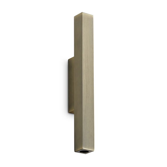 LED Аплик LOOK LED AP2 SQUARE D30 H300 ON-OFF OTTONE 3000K 353364 Ideal Lux | Osvetlenieto.bg