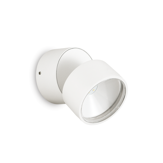 LED Фасаден аплик OMEGA AP ROUND BIANCO 3000K 285474 Ideal Lux  IP54 | Osvetlenieto.bg