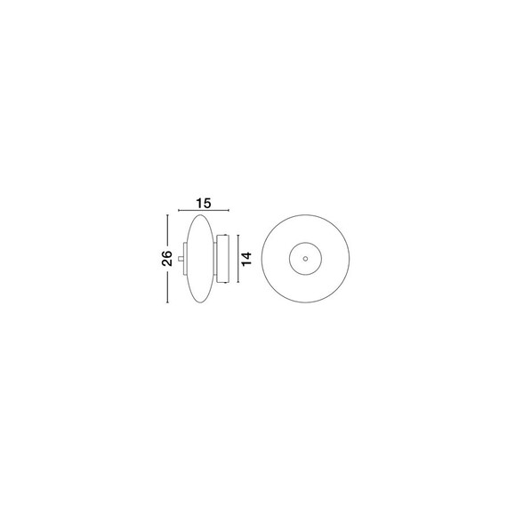 LED Плафон BALLET 9416901 NovaLuce 8W 3000K Triac Dimmable | Osvetlenieto.bg