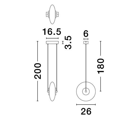 LED Полилей BALLET 9416944 NovaLuce 8W 3000K Triac Dimmable | Osvetlenieto.bg