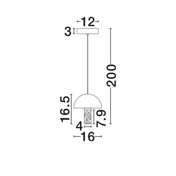 LED Полилей DORIN 9214184 NovaLuce 7W 3000K Triac Dimmable | Osvetlenieto.bg