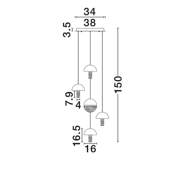 LED Полилей DORIN 9214188 NovaLuce 30W 3000K Triac Dimmable | Osvetlenieto.bg