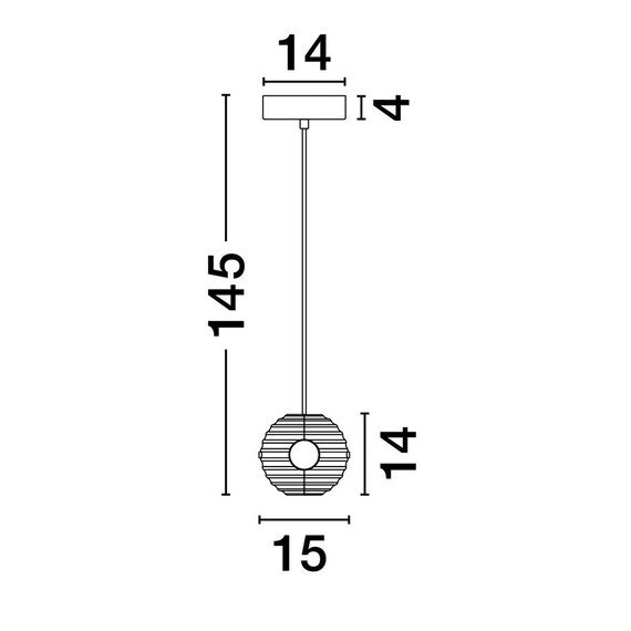 LED Полилей LAS 9009137 NovaLuce 13W 3000K | Osvetlenieto.bg