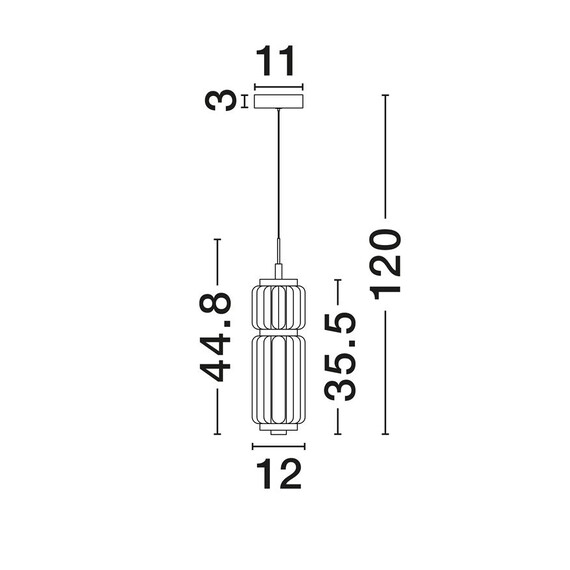 LED Полилей LIESSA 9540291 NovaLuce 7W 3000K | Osvetlenieto.bg