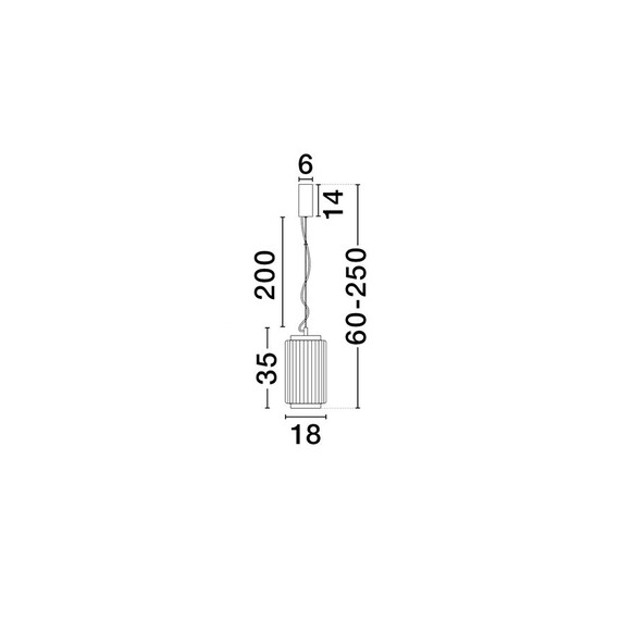 LED Полилей VESPER 9236235 NovaLuce 10W 3000K Triac Dimmable | Osvetlenieto.bg