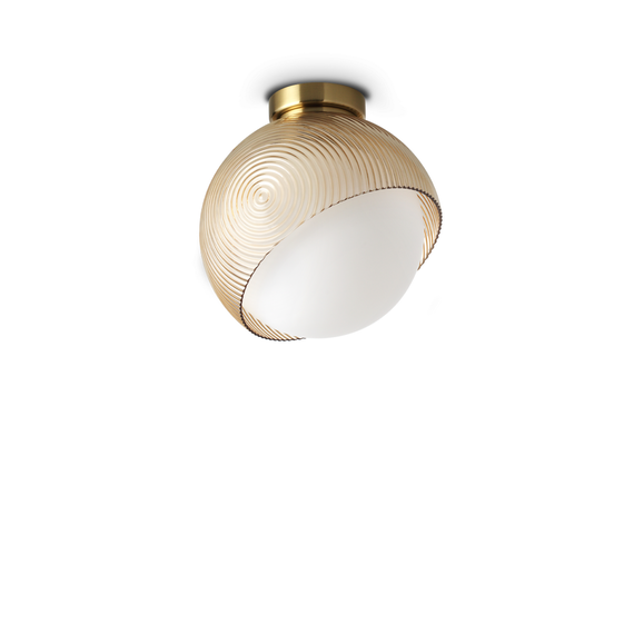 Плафон BLOOM PL1 D22 OTTONE 366579 Ideal Lux 1xE27 | Osvetlenieto.bg