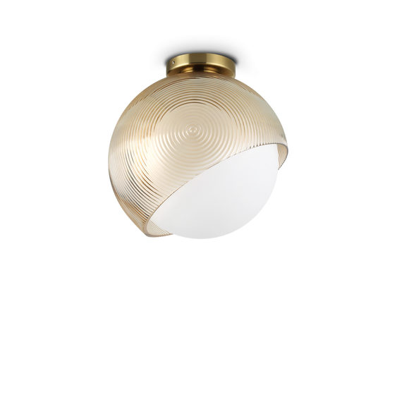 Плафон BLOOM PL1 D30 OTTONE 366593 Ideal Lux 1xE27 | Osvetlenieto.bg
