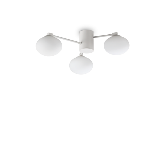 Плафон HERMES PL3 D60 BIANCO 322667 Ideal Lux 3xG9 | Osvetlenieto.bg