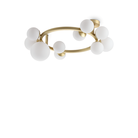Плафон PERLAGE PL10 BIANCO 327815 Ideal Lux 10xG9 | Osvetlenieto.bg