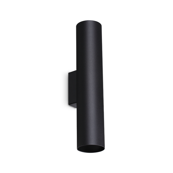 Аплик LOOK AP2 ROUND D60 H300 NERO 370118 Ideal Lux 2xGU10 | Osvetlenieto.bg