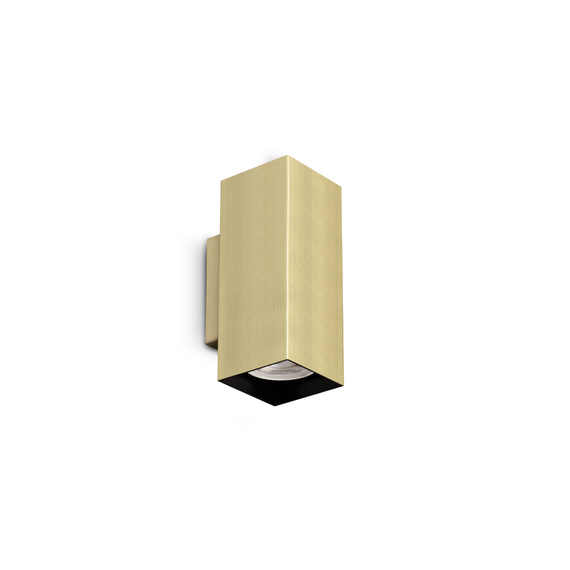 Аплик LOOK AP2 SQUARE D60 H150 OTTONE 370293 Ideal Lux 2xGU10 | Osvetlenieto.bg