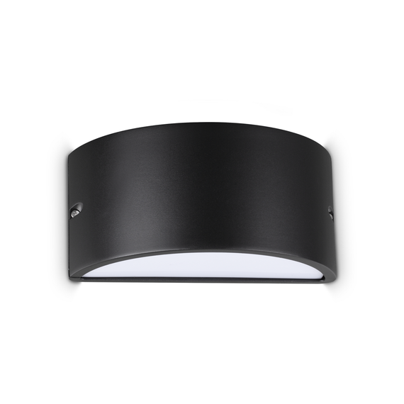 Фасаден аплик REX-2 AP1 NERO 118635 Ideal Lux 1xE27 IP44 | Osvetlenieto.bg