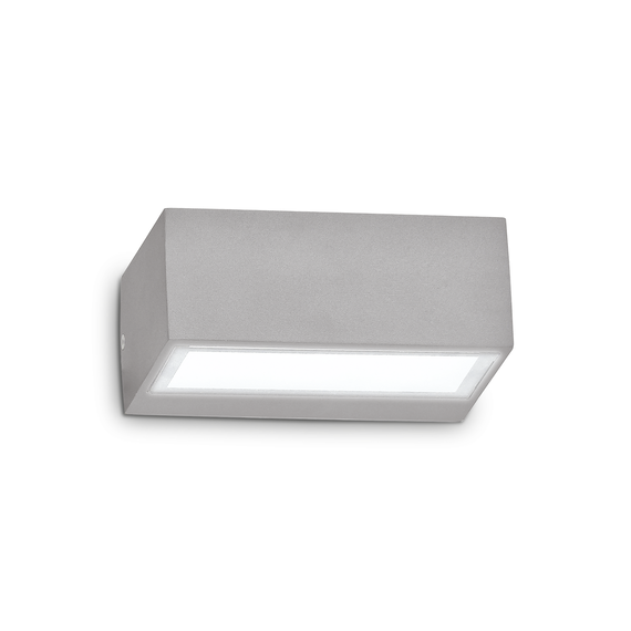 Фасаден аплик TWIN AP1 GRIGIO 326979 Ideal Lux 1xG9 IP44 | Osvetlenieto.bg
