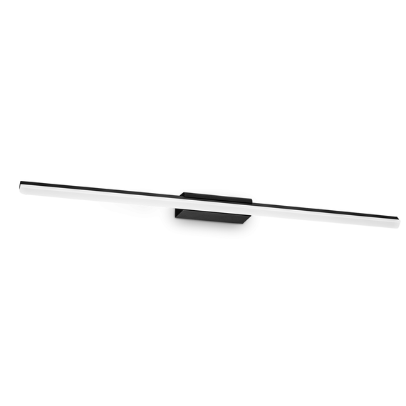 LED Аплик за баня RIFLESSO AP D82 NERO 345147 Ideal Lux  IP54 | Osvetlenieto.bg