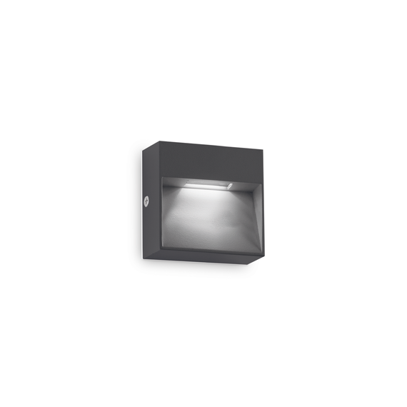 LED Фасаден аплик DEDRA AP BIG ANTRACITE 316871 Ideal Lux  IP65 | Osvetlenieto.bg