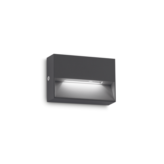 LED Фасаден аплик DEDRA AP SMALL ANTRACITE 328645 Ideal Lux  IP65 | Osvetlenieto.bg