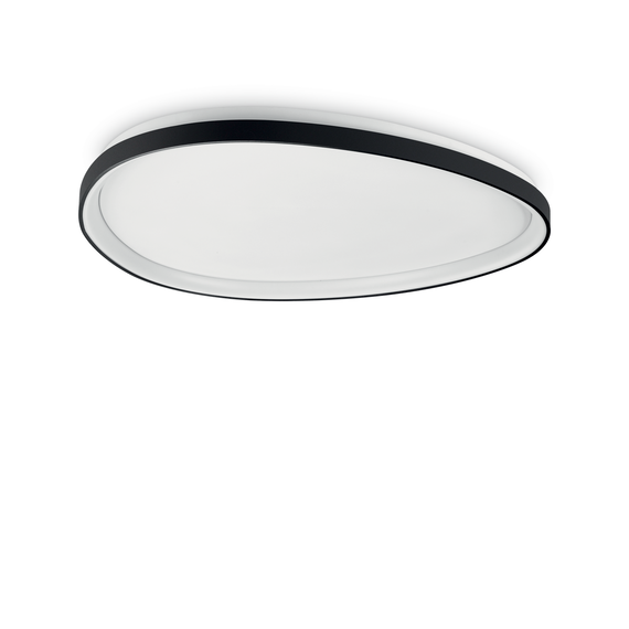 LED Плафон GEMINI PL D081 ON-OFF NERO 4000K 372105 Ideal Lux | Osvetlenieto.bg