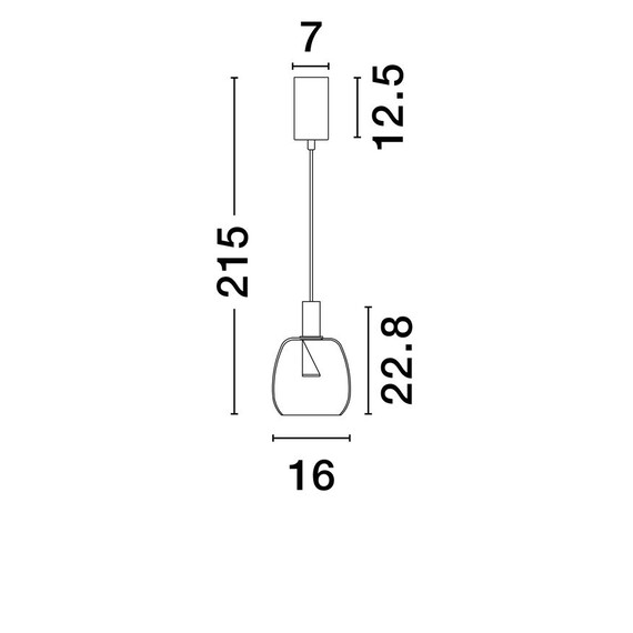 LED Полилей IMATIA 9236390 NovaLuce 7W 3000K | Osvetlenieto.bg
