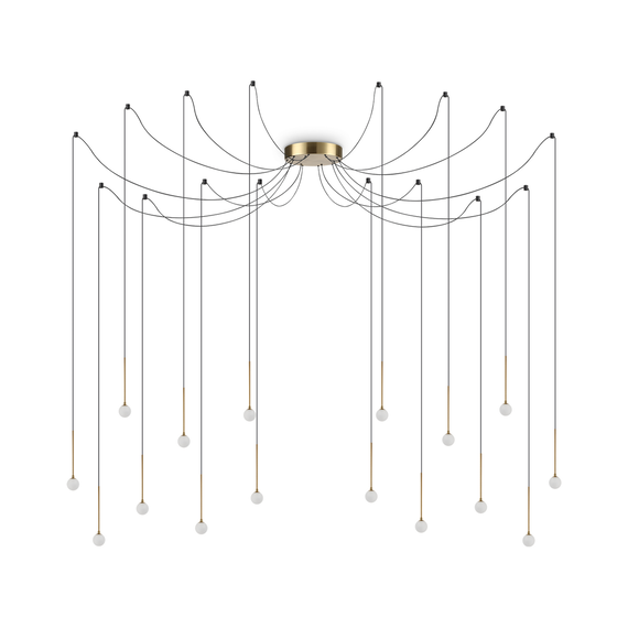 LED Полилей LUCCIOLA SP16 OTTONE 284019 Ideal Lux | Osvetlenieto.bg