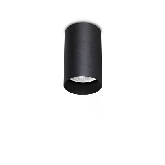 Луна за открит монтаж LOOK PL1 ROUND D60 H100 NERO 353821 Ideal Lux 1xGU10 | Osvetlenieto.bg