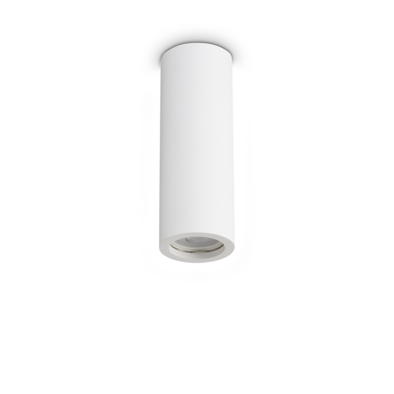 Луна за открит монтаж LOOK PL1 ROUND D70 H200 GESSO 355740 Ideal Lux 1xGU10 | Osvetlenieto.bg
