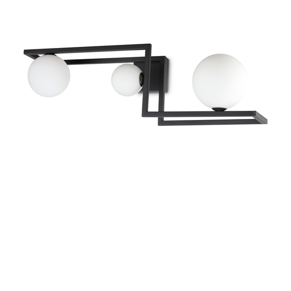 Плафон ANGOLO PL3 NERO 284286 Ideal Lux 3xG9 | Osvetlenieto.bg