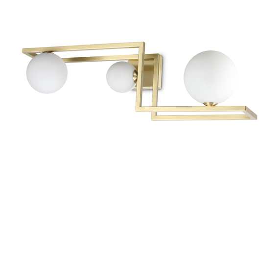 Плафон ANGOLO PL3 OTTONE 284330 Ideal Lux 3xG9 | Osvetlenieto.bg
