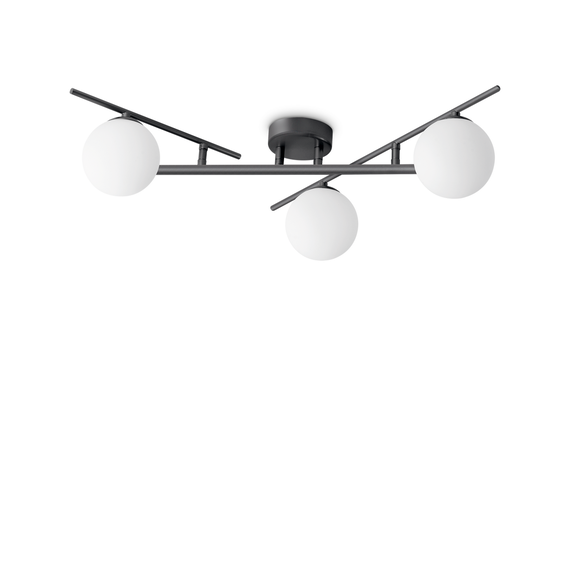 Плафон ATLAS PL3 NERO 311357 Ideal Lux 3xG9 | Osvetlenieto.bg