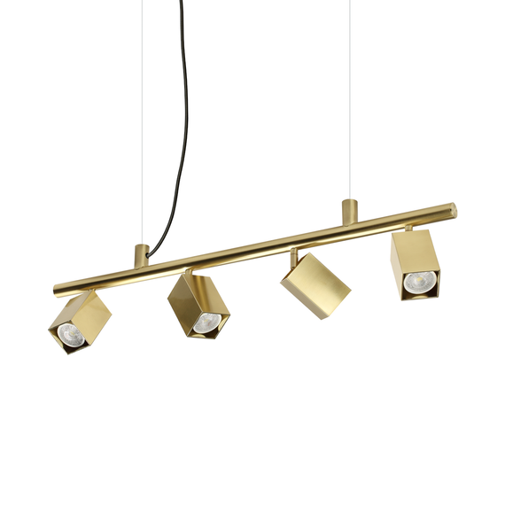 Полилей DYNAMITE SP4 SQUARE OTTONE 371399 Ideal Lux 4xGU10 | Osvetlenieto.bg