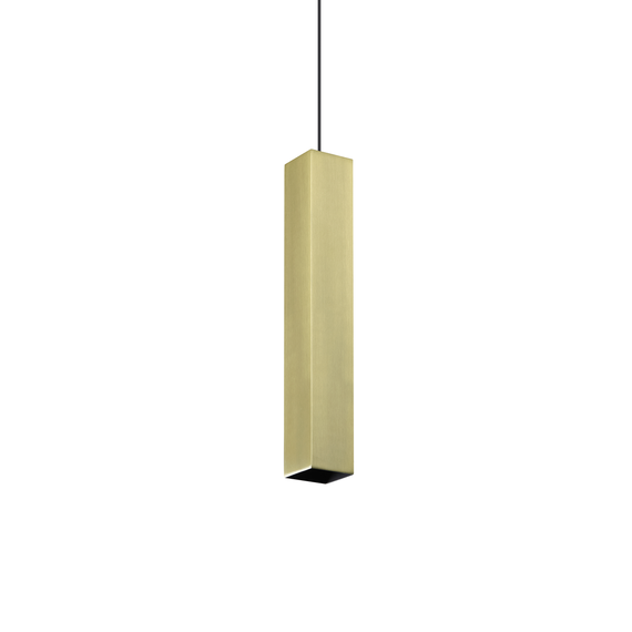Полилей LOOK SP1 SQUARE D60 H400 OTTONE 371702 Ideal Lux 1xGU10 | Osvetlenieto.bg