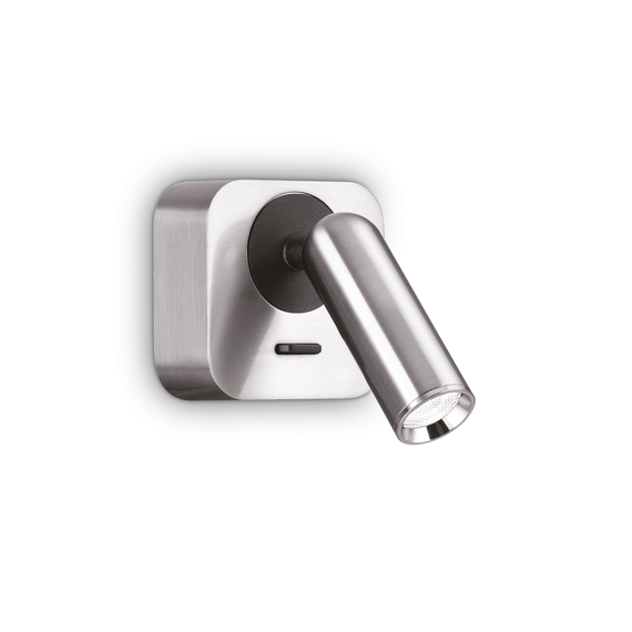 LED Аплик BEAN AP SQUARE NICKEL 260679 Ideal Lux | Osvetlenieto.bg