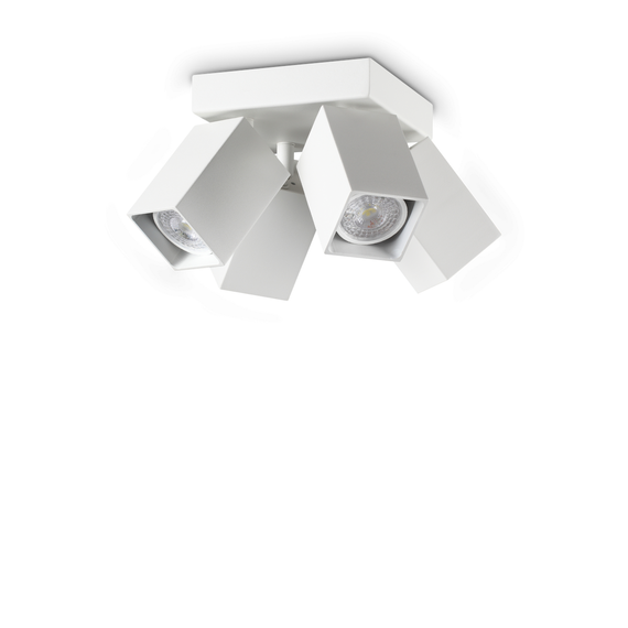 Спот DYNAMITE PL4 SQUARE BIANCO 367446 Ideal Lux 4xGU10 | Osvetlenieto.bg
