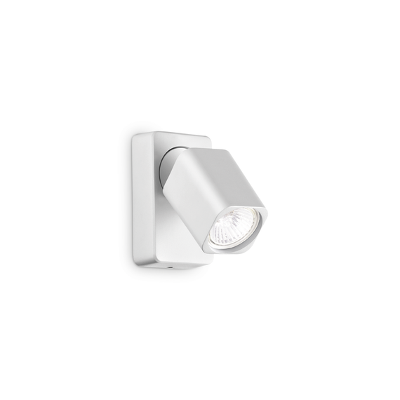 Спот RUDY AP1 SQUARE BIANCO 294766 Ideal Lux 1xGU10 | Osvetlenieto.bg