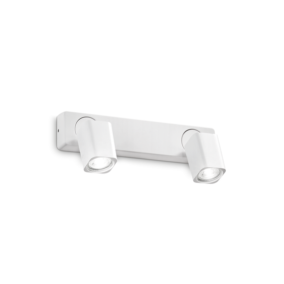 Спот RUDY AP2 SQUARE BIANCO 294803 Ideal Lux 2xGU10 | Osvetlenieto.bg