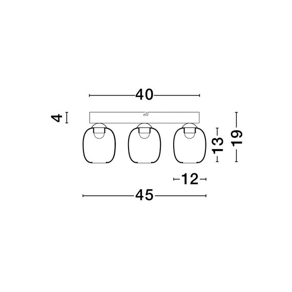 LED Плафон KITA 9236210 NovaLuce 28W 3000K Triac Dimmable | Osvetlenieto.bg