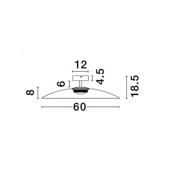 LED Плафон POLIFEMO 9620142 NovaLuce 17W 3000K | Osvetlenieto.bg