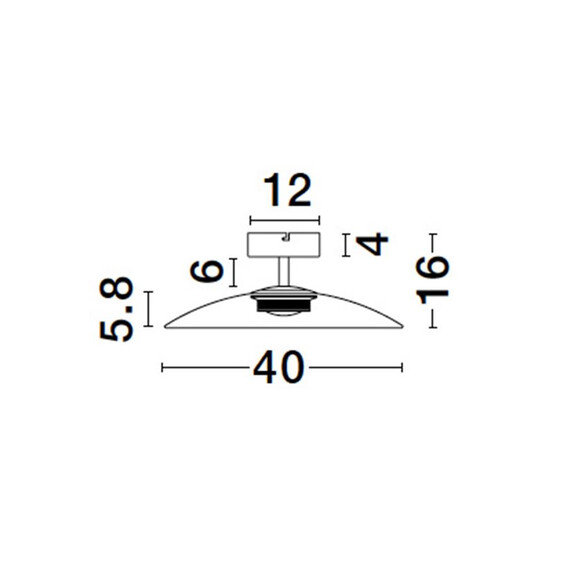 LED Плафон POLIFEMO 9620147 NovaLuce 12W 3000K | Osvetlenieto.bg