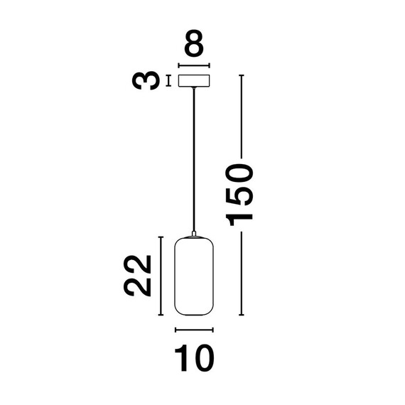 LED Полилей AELIA 9009141 NovaLuce 3W 3000K | Osvetlenieto.bg