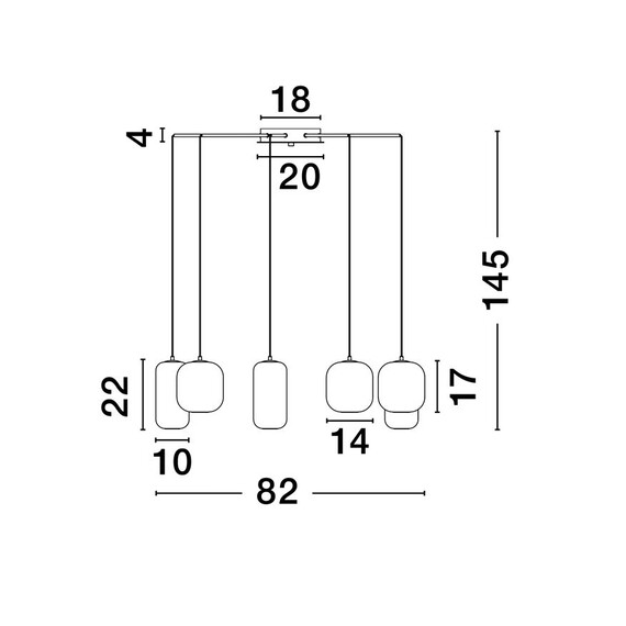 LED Полилей AELIA 9009144 NovaLuce 36W 3000K Triac Dimmable | Osvetlenieto.bg