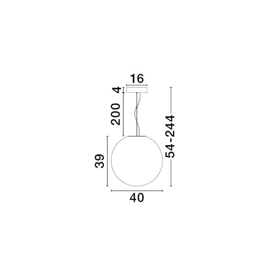 LED Полилей BOLITA 9204027 NovaLuce 11W 3000K Triac Dimmable | Osvetlenieto.bg