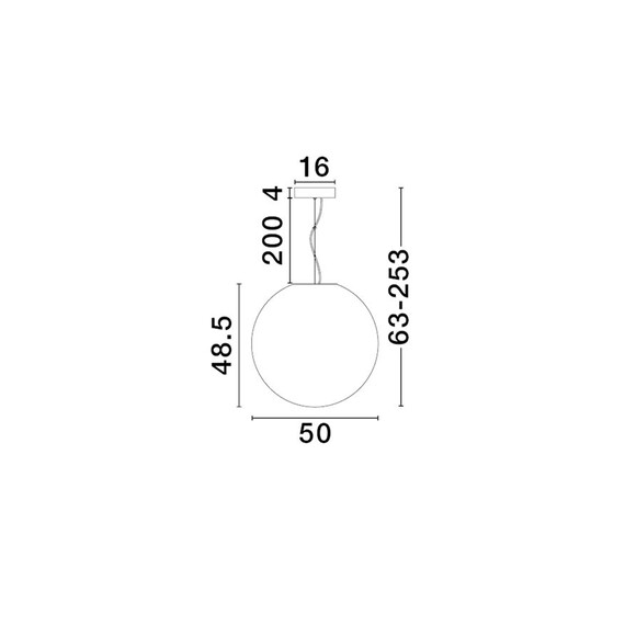 LED Полилей BOLITA 9204028 NovaLuce 15W 3000K Triac Dimmable | Osvetlenieto.bg